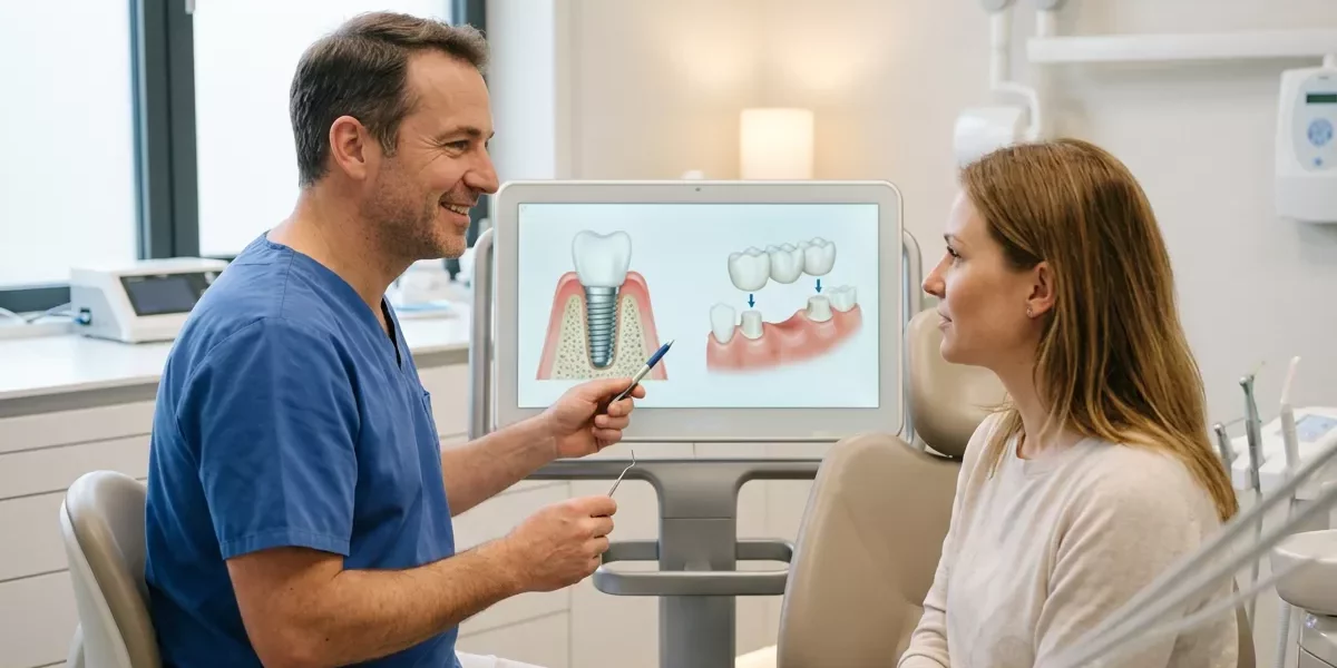 Implant or Bridge: Which One Is More Suitable?
