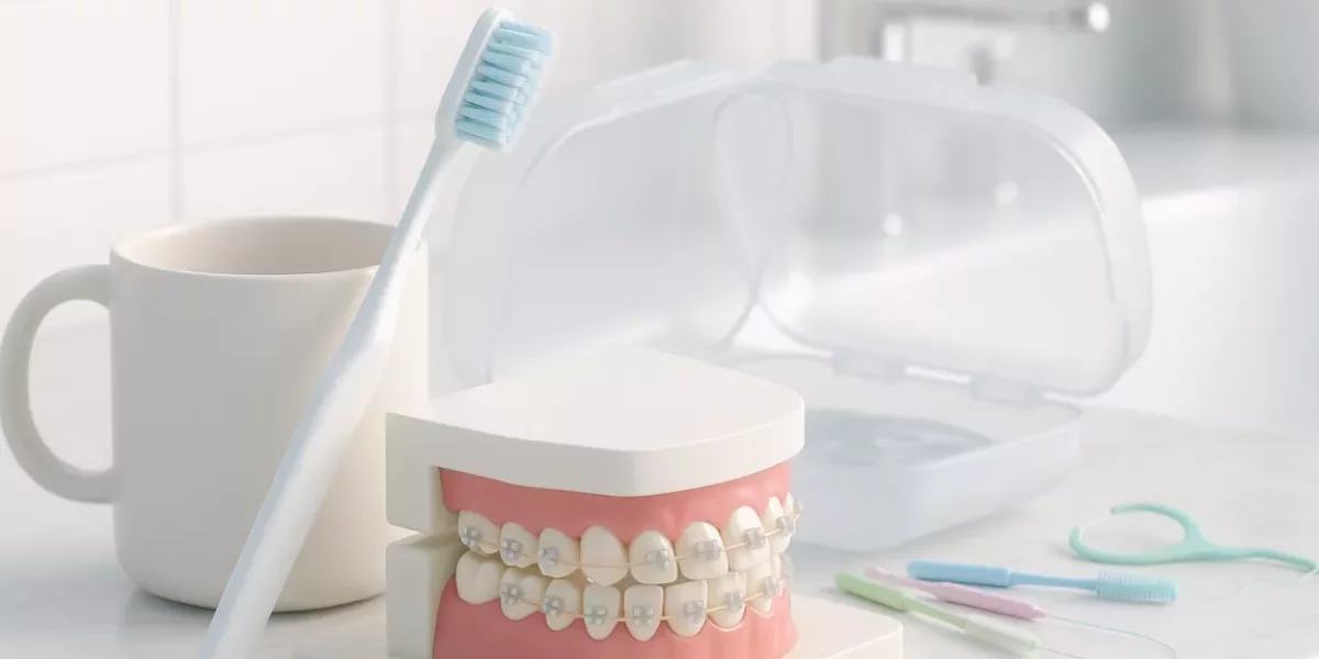 How do you clean ceramic braces properly?