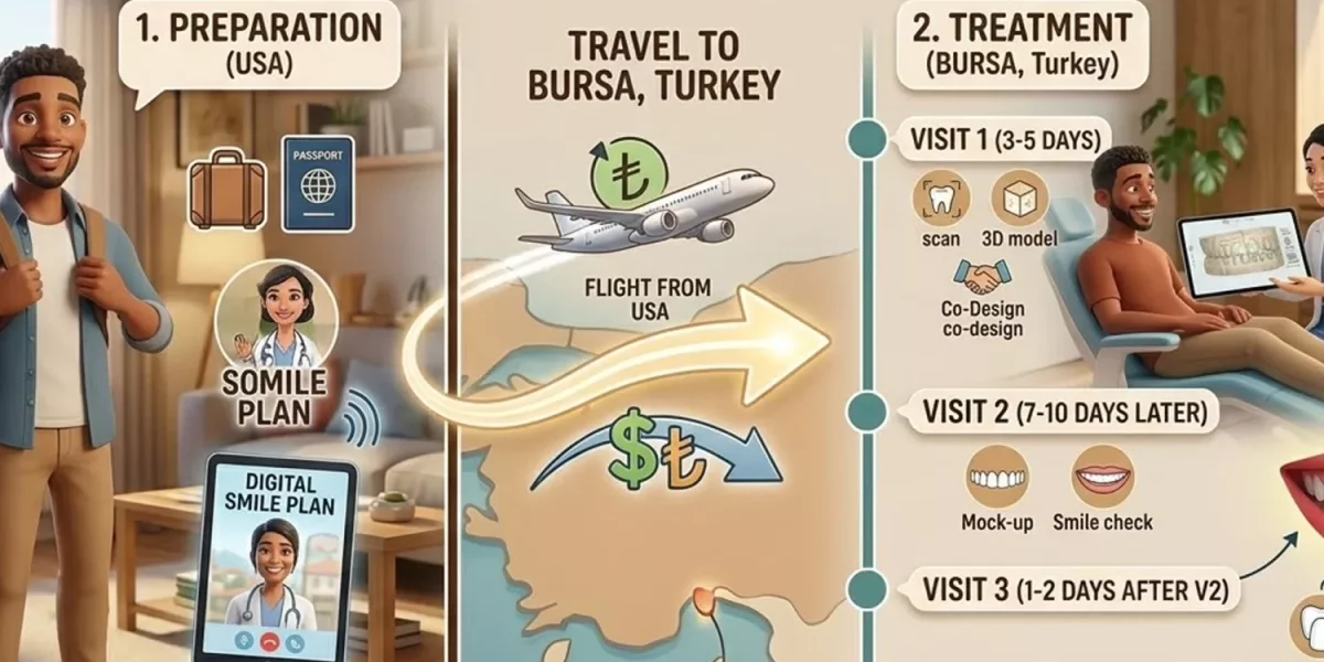 How Long Does a Hollywood Smile Take? A Travel Guide for USA Patients